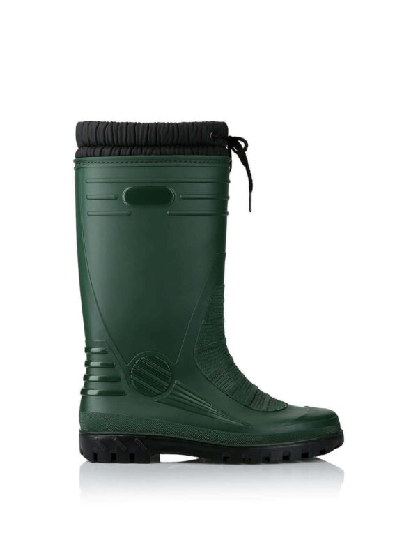 STIVALE INVERNALE IN PVC CON IMBOTTITURA DI LANA